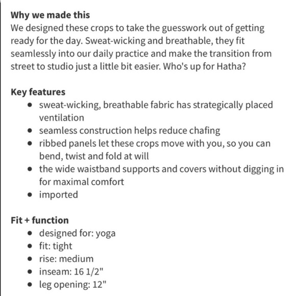 Lululemon Seamlessly Stree Crop leggings 6 - Picture 5 of 9